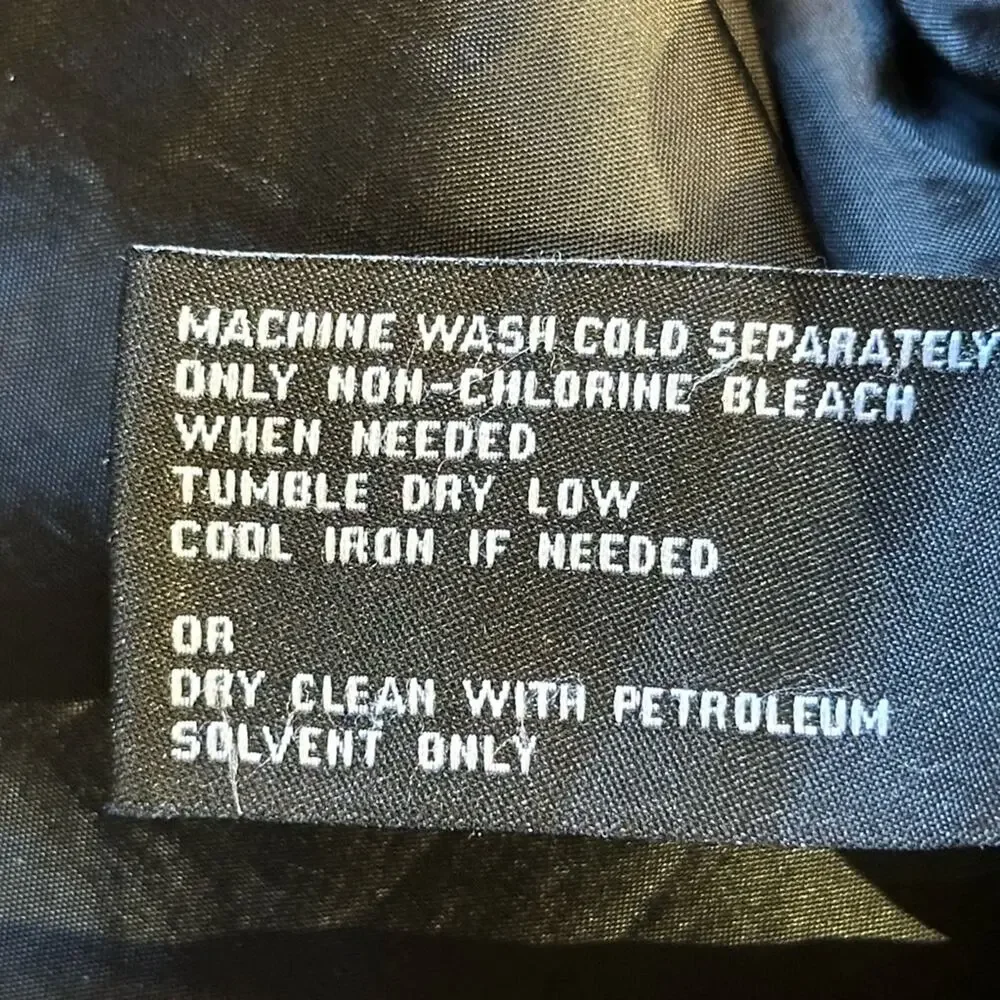 London Fog Women’s Large Black Hooded Full Zip Jacke/Coat with Flannel Lining - Picture 4 of 11